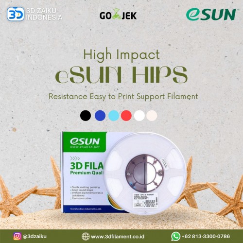 eSUN HIPS High Impact Resistance Easy to Print Support Filament